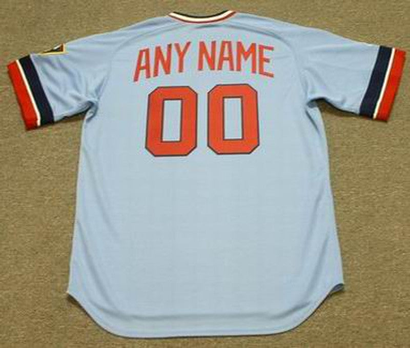 MT MT 1980s Cooperstown Custom Name Number Stitched Jersey, Vintage Baseball Jersey, Retro Sewn Jersey