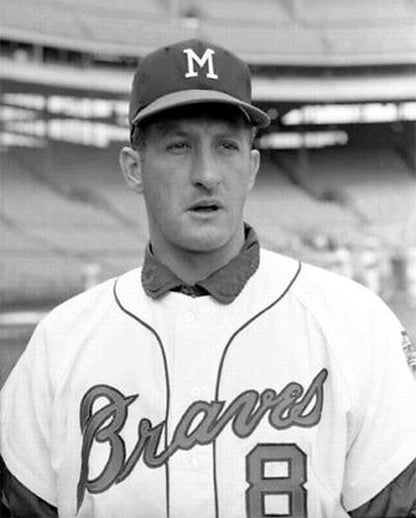 Bob Uecker Milwaukee Braves 1960s Baseball jersey retro stitched fan gear RTJ01709