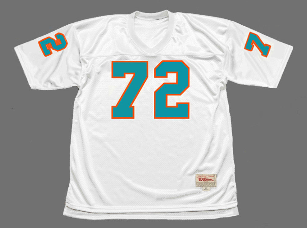 Miami Dolphins 1972 Throwback Football Jersey product image