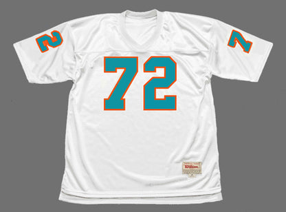 Miami Dolphins 1972 Throwback Football Jersey product image