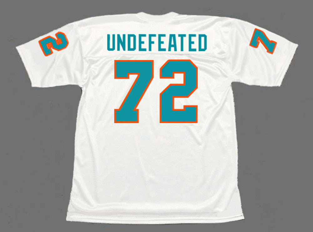 Miami Dolphins 1972 Throwback Football Jersey product image