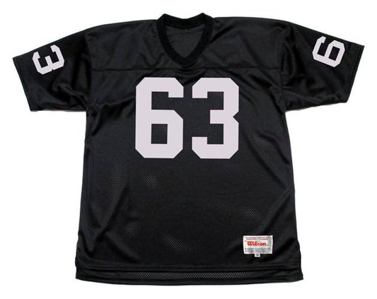 Oakland Raiders Gene Upshaw 1976 Home Throwback Football Jersey product image