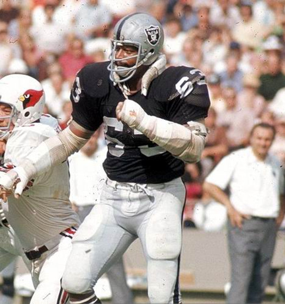 Oakland Raiders Gene Upshaw 1976 Home Throwback Football Jersey product image