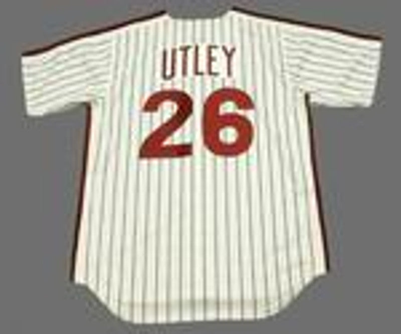 Chase Utley Philadelphia Phillies 1980s Baseball jersey retro stitched fan gear RTJ01486