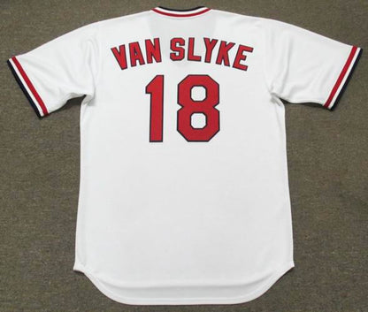 Andy Van Slyke St. Louis Cardinals 1985 Baseball jersey retro stitched fan gear RTJ01892