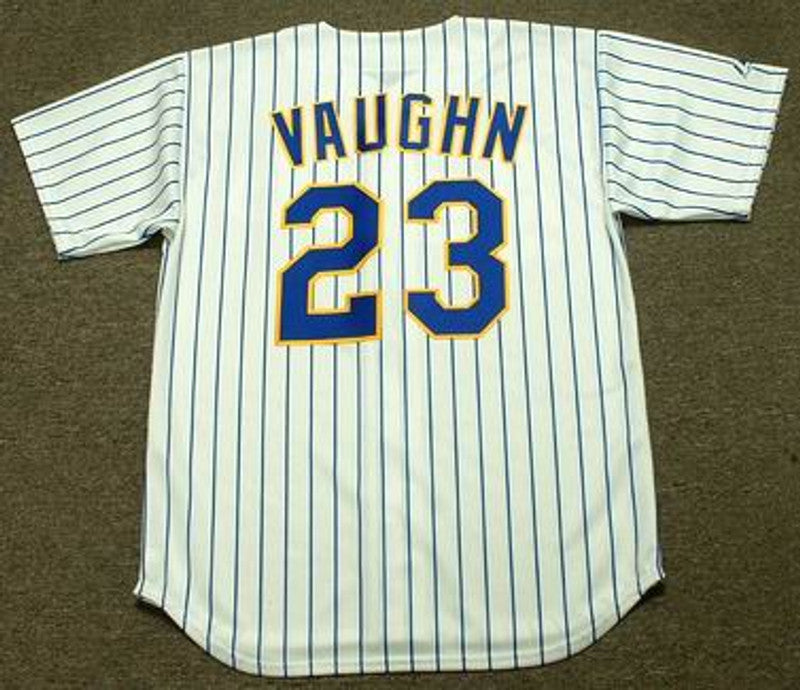 Greg Vaughn Milwaukee Brewers 1993 Baseball jersey retro stitched fan gear RTJ00791