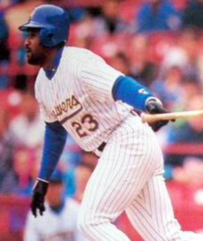 Greg Vaughn Milwaukee Brewers 1993 Baseball jersey retro stitched fan gear RTJ00791