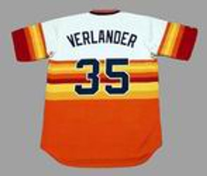 Justin Verlander Houston Astros 1980s Baseball jersey retro stitched fan gear RTJ00299
