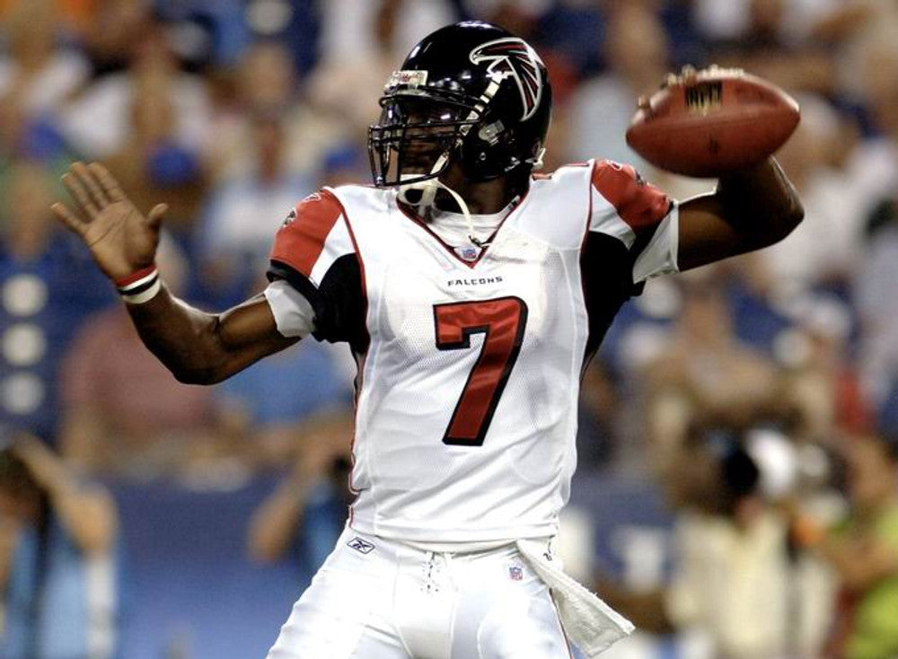 Atlanta Falcons Michael Vick 2004 Away Throwback Football Jersey product image
