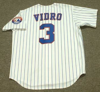 Jose Vidro Montreal Expos 2002 Baseball jersey retro stitched fan gear RTJ00325