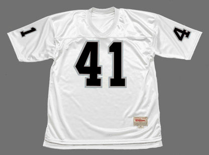 Oakland Raiders Phil Villapiano 1976 Away Throwback Football Jersey product image