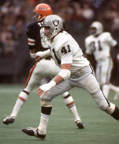 Oakland Raiders Phil Villapiano 1976 Away Throwback Football Jersey product image