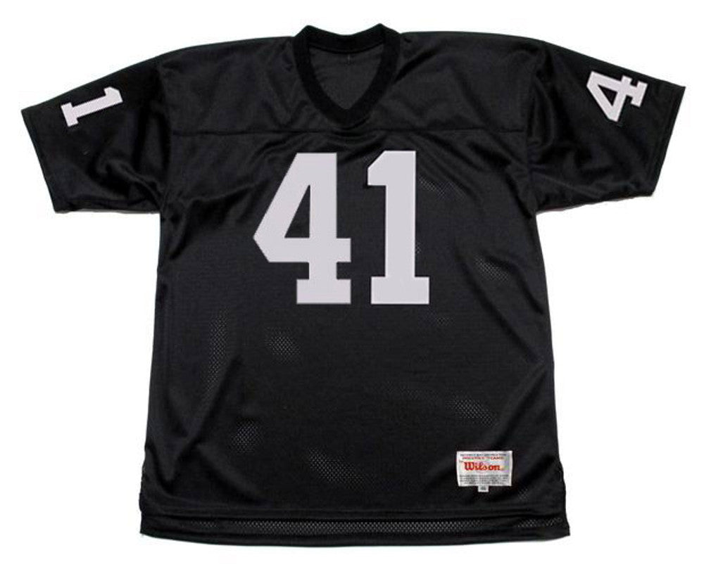 Oakland Raiders Phil Villapiano 1976 Home Throwback Football Jersey product image