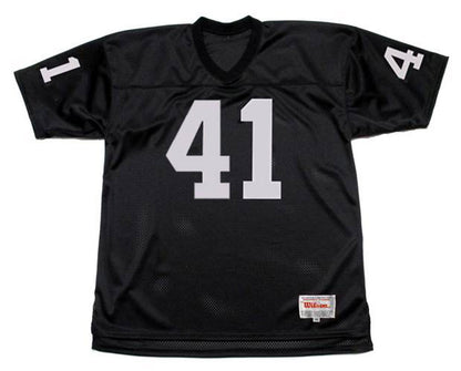 Oakland Raiders Phil Villapiano 1976 Home Throwback Football Jersey product image