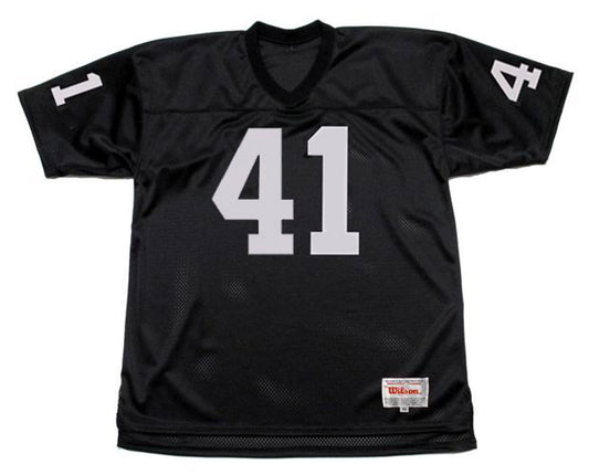 Oakland Raiders Phil Villapiano 1976 Home Throwback Football Jersey product image