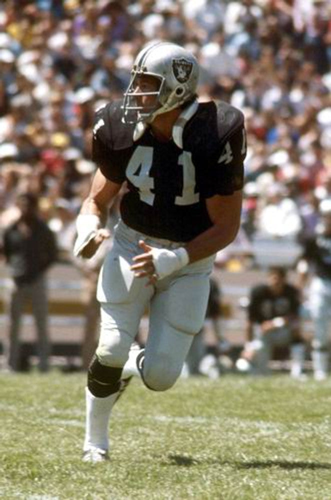 Oakland Raiders Phil Villapiano 1976 Home Throwback Football Jersey product image