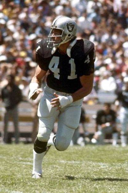 Oakland Raiders Phil Villapiano 1976 Home Throwback Football Jersey product image