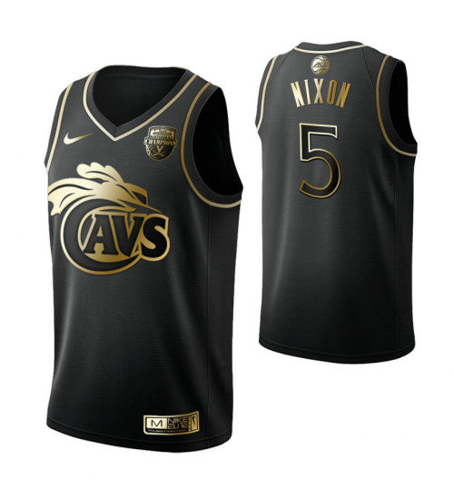 Virginia Cavaliers 5 Jayden Nixon Black College Basketball Jersey retro stitched fan jersey RTJ1348 image 1