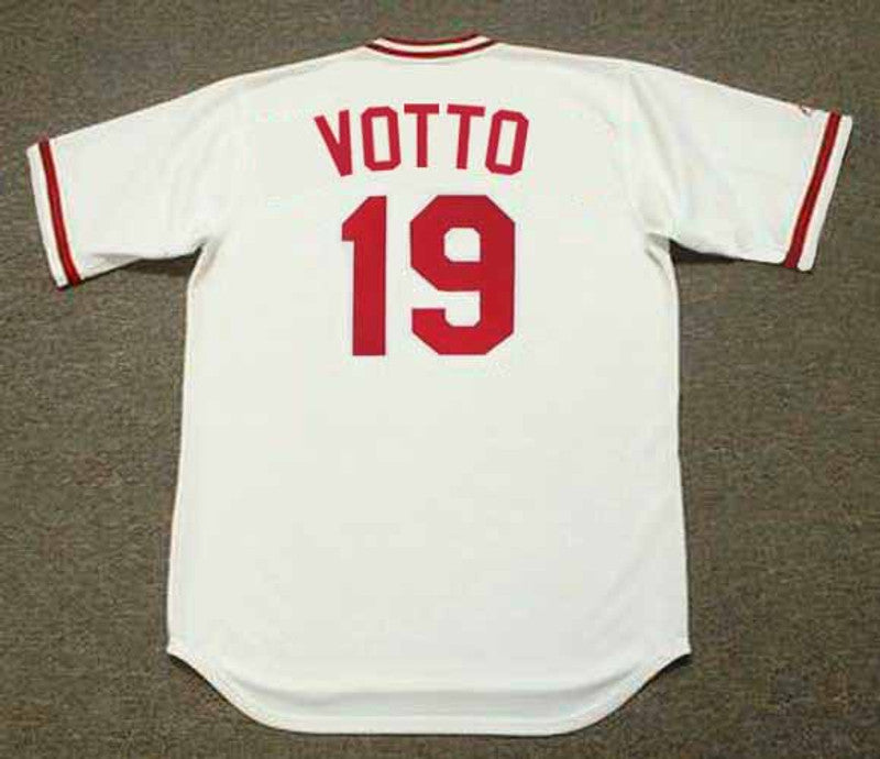 Joey Votto Cincinnati Reds 1975 Baseball jersey retro stitched fan gear RTJ00441