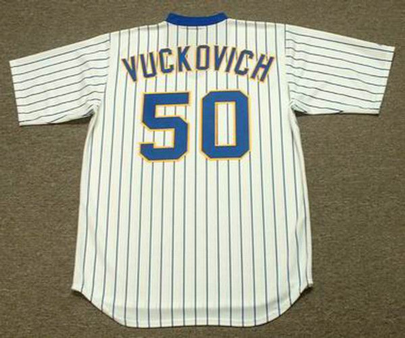 PV MB Milwaukee 1982 Cooperstown Home Stitched Jersey, Vintage Baseball Jersey, Retro Sewn Jersey