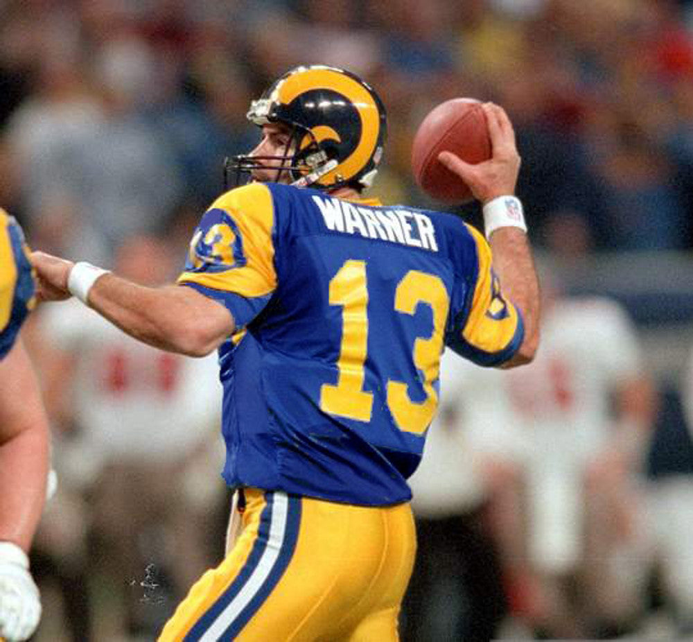 St. Louis Rams Custom Throwback Football Jersey product image