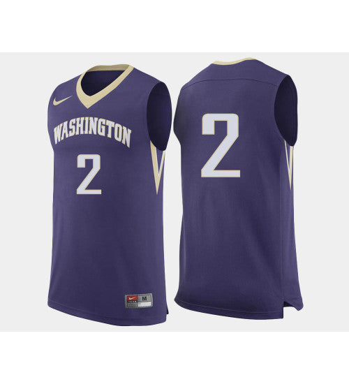 Washington Huskies 2 Isaiah Thomas Purple Road College Basketball Jersey retro stitched fan jersey RTJ1277 image 1