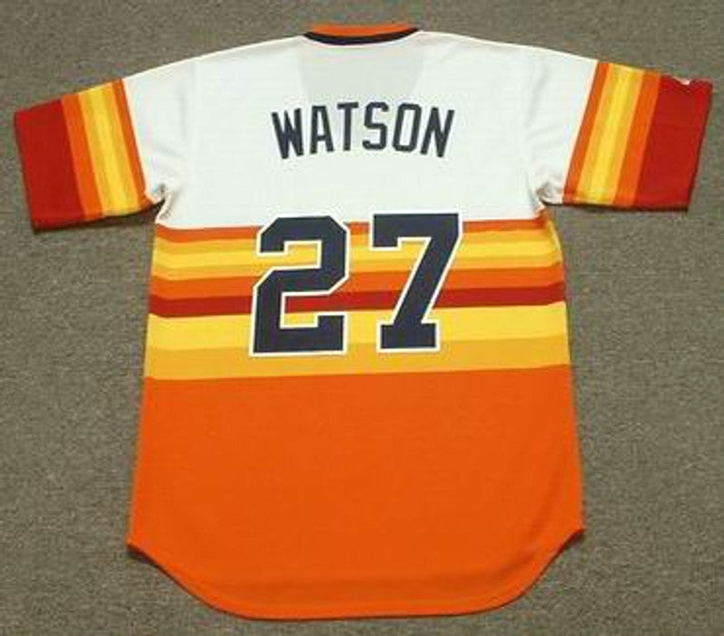 Bob Watson Houston Astros 1970s Baseball jersey retro stitched fan gear RTJ01701