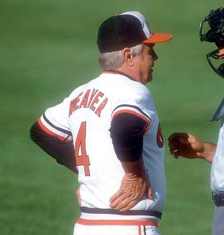 Earl Weaver Baltimore Orioles 1982 Baseball jersey retro stitched fan gear RTJ01052