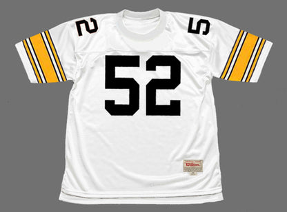 Pittsburgh Steelers Mike Webster 1975 Away Throwback Football Jersey product image