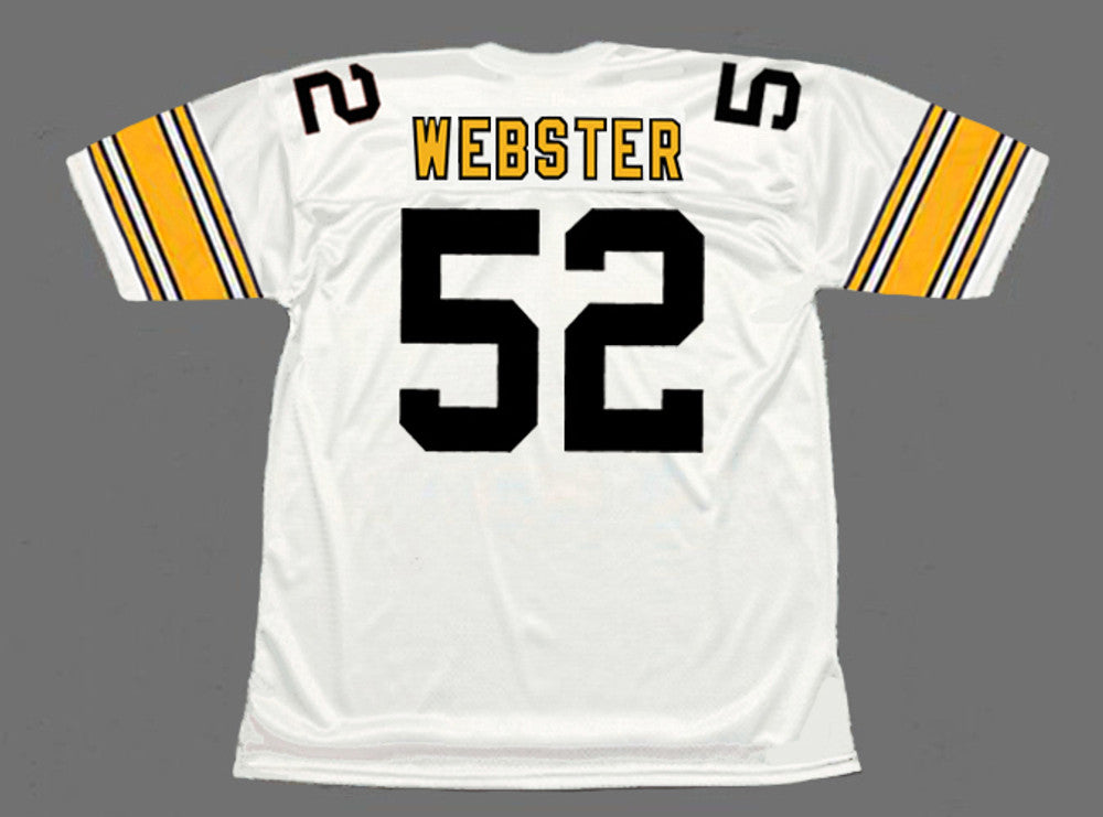 Pittsburgh Steelers Mike Webster 1975 Away Throwback Football Jersey product image