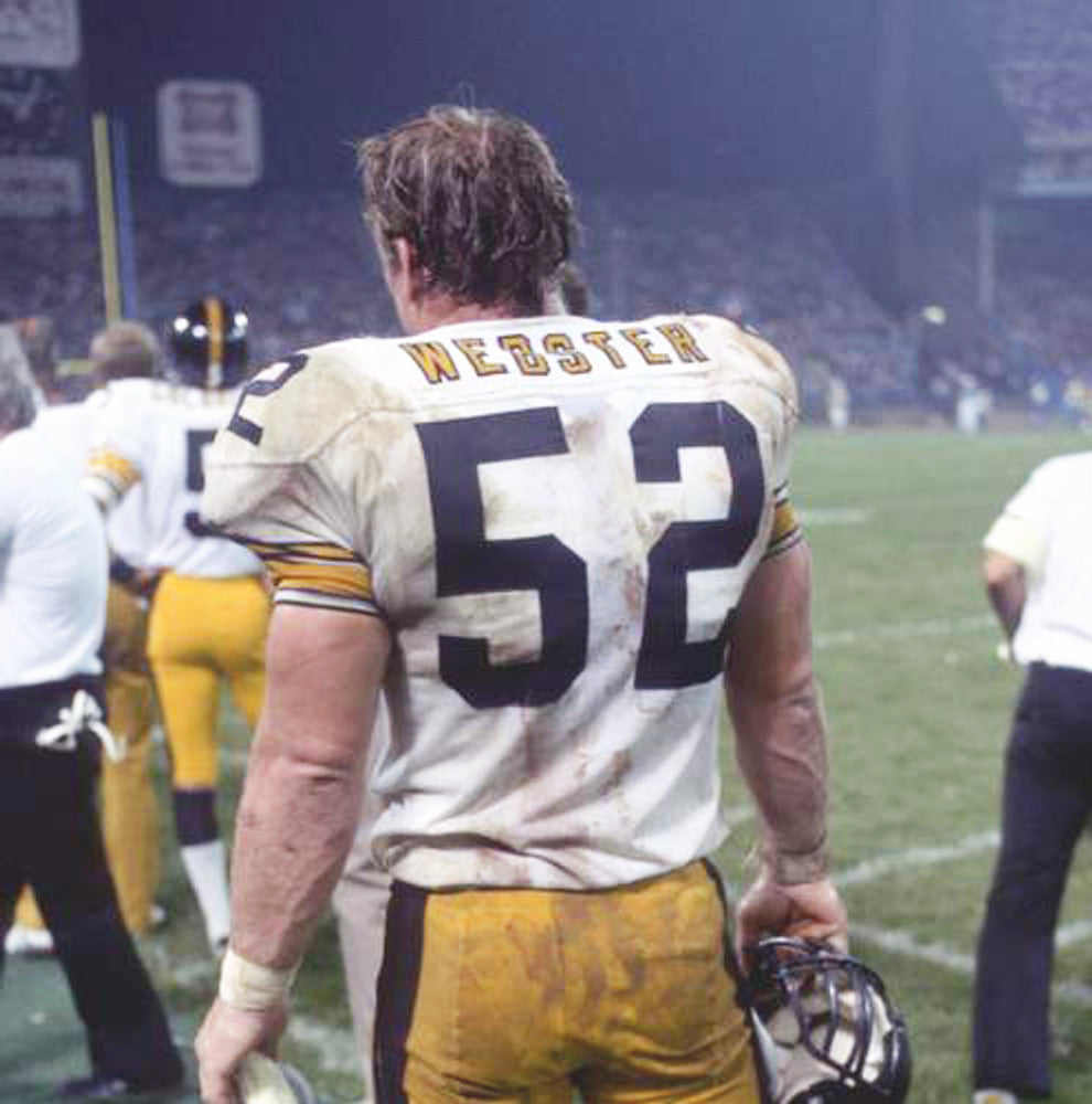 Pittsburgh Steelers Mike Webster 1975 Away Throwback Football Jersey product image