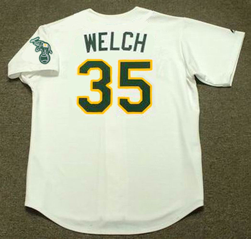 Bob Welch Oakland Athletics 1989 Baseball jersey retro stitched fan gear RTJ01696