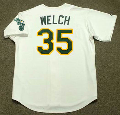 Bob Welch Oakland Athletics 1989 Baseball jersey retro stitched fan gear RTJ01696