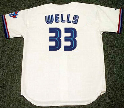 David Wells Toronto Blue Jays 2000 Baseball jersey retro stitched fan gear RTJ01206