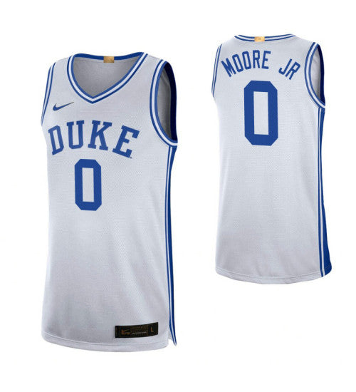 Duke Blue Devils 0 Wendell Moore Jr Limited College Basketball Jersey White retro stitched fan jersey RTJ11454 image 1