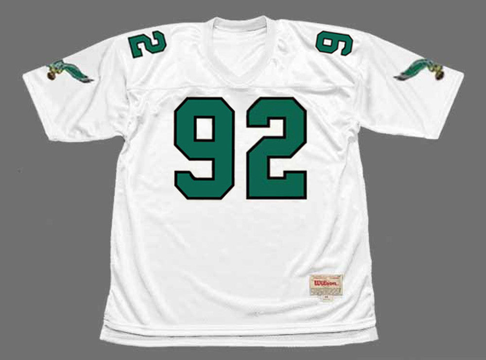 Philadelphia Eagles Reggie White 1990 Throwback White Football Jersey product image