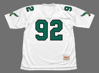 Philadelphia Eagles Reggie White 1990 Throwback White Football Jersey product image