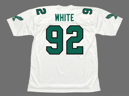 Philadelphia Eagles Reggie White 1990 Throwback White Football Jersey product image