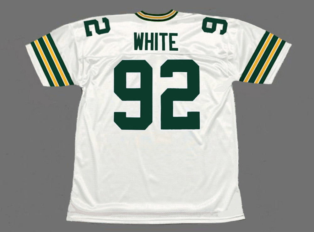 Green Bay Packers Reggie White 1994 Throwback White Football Jersey product image