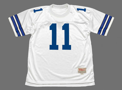 Dallas Cowboys Danny White 1977 Throwback White Football Jersey product image