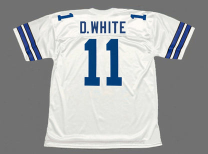 Dallas Cowboys Danny White 1977 Throwback White Football Jersey product image