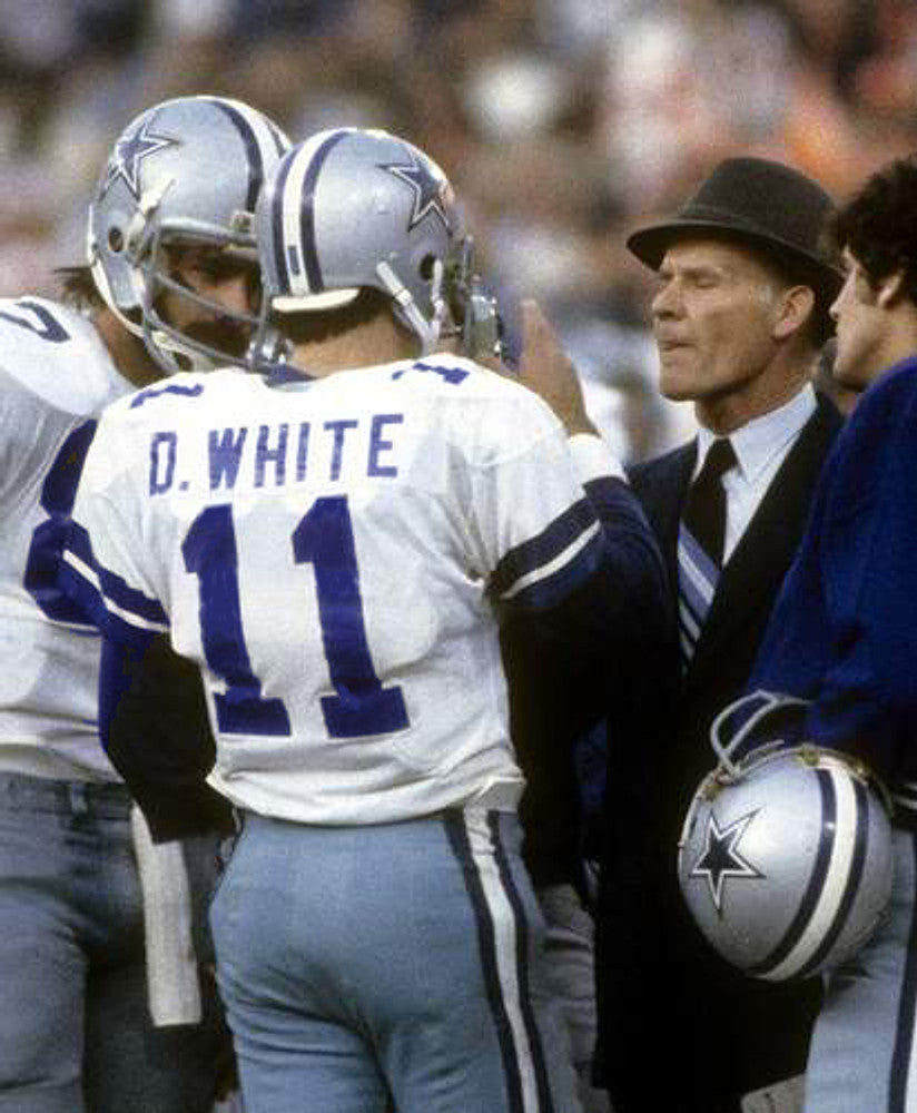 Dallas Cowboys Danny White 1977 Throwback White Football Jersey product image