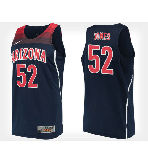 Arizona Wildcats 52 Kory Jones Navy Alternate College Basketball Jersey retro stitched fan jersey RTJ6404 image 1