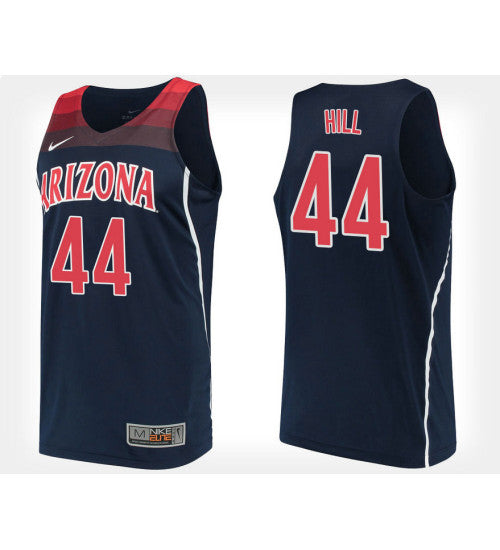 Arizona Wildcats 44 Solomon Hill Navy Alternate College Basketball Jersey retro stitched fan jersey RTJ6437 image 1