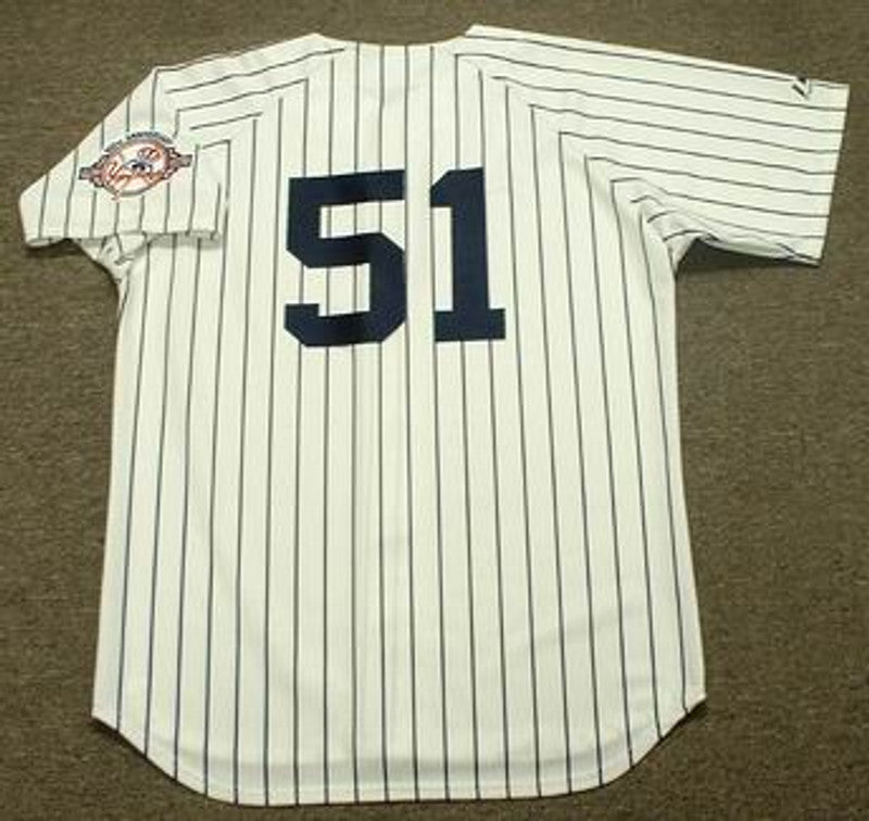 BW NYY 2003 Home Throwback Baseball Stitched Jersey, Vintage Baseball Jersey, Retro Sewn Jersey