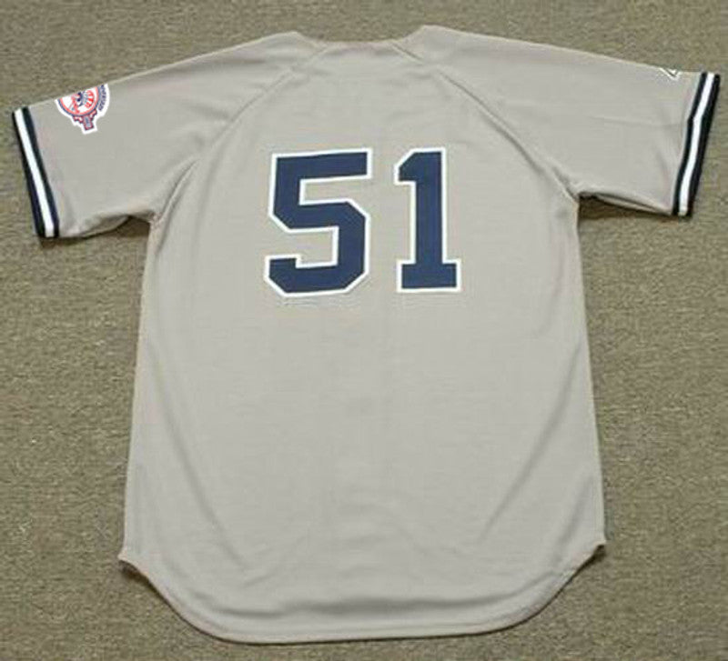 BW NYY 2003 Away Throwback Baseball Stitched Jersey, Vintage Baseball Jersey, Retro Sewn Jersey