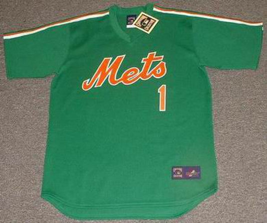 MW NYM 1985 Cooperstown Throwback St. Pattys Day Baseball Stitched Jersey, Vintage Baseball Jersey, Retro Sewn Jersey