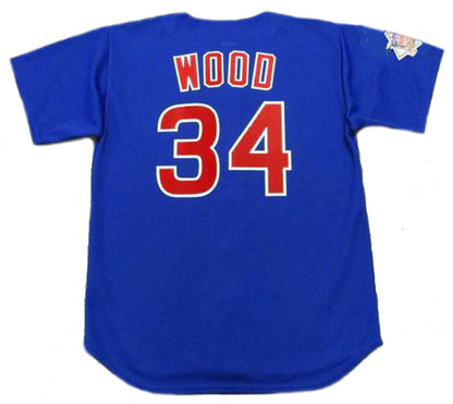 Kerry Wood Chicago Cubs 2003 Baseball jersey retro stitched fan gear RTJ00224