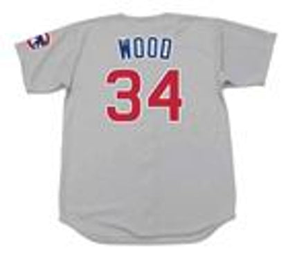 Kerry Wood Chicago Cubs 2001 Baseball jersey retro stitched fan gear RTJ00225