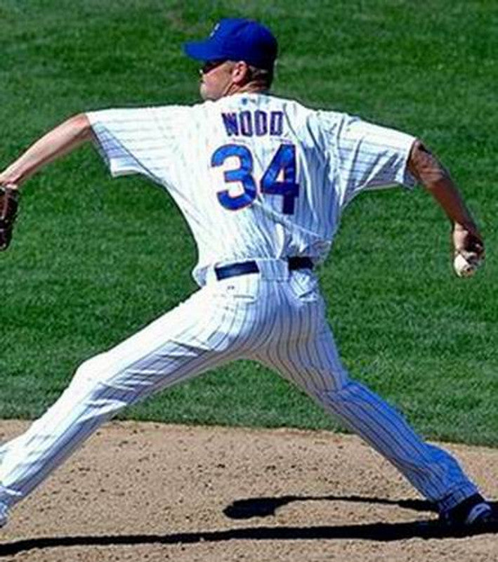 Kerry Wood Chicago Cubs 2003 Baseball jersey retro stitched fan gear RTJ00223